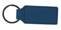 Leather Key Ring - Blue