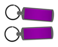 Metal Key Ring - Purple