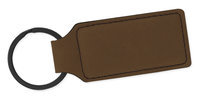 Leather Key Ring - Dark Brown