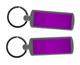 Metal Key Ring - Purple