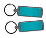 Metal Key Ring - Teal